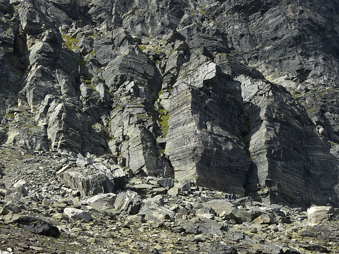 Felsen am Hardangerjøkulen