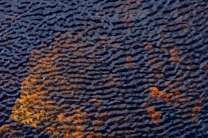 Rippel auf einem Fluss